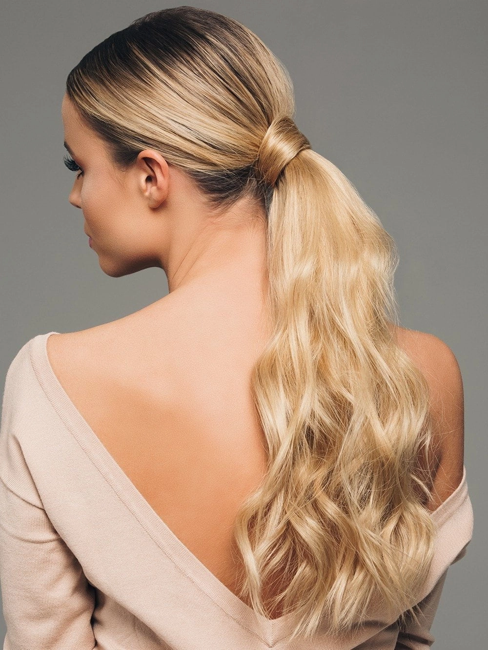16" Human Hair Pony (1 Piece) | Wrap-Around Ponytail