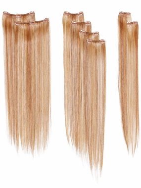 16" STRAIGHT CLIP IN 8 PIECE HD (Clearance)