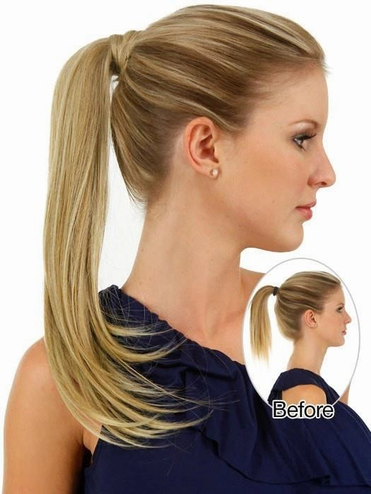 18" Simply Straight Pony | Synthetic Ponytail (Wrap-Around)