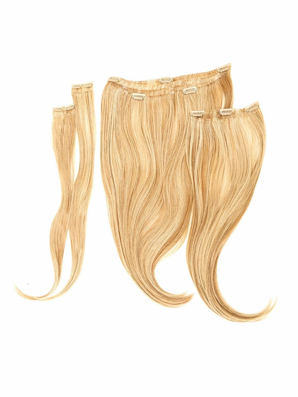 22" Fineline Straight HF Synthetic Extensions Kit (4 Piece) | Clip In