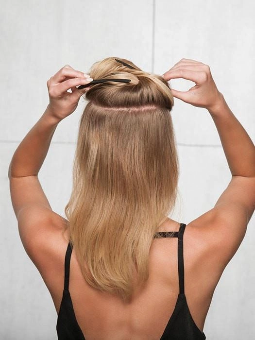 22" Straight HF Synthetic Hair Extension (1 Piece) | Clip In
