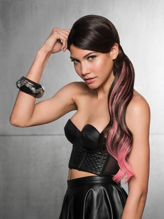 23" Color Splash Pony | HF Synthetic Ponytail (Wrap-Around)