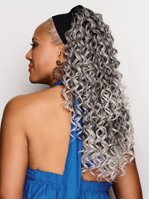 26in Long Curled Headband | Synthetic Hairpiece