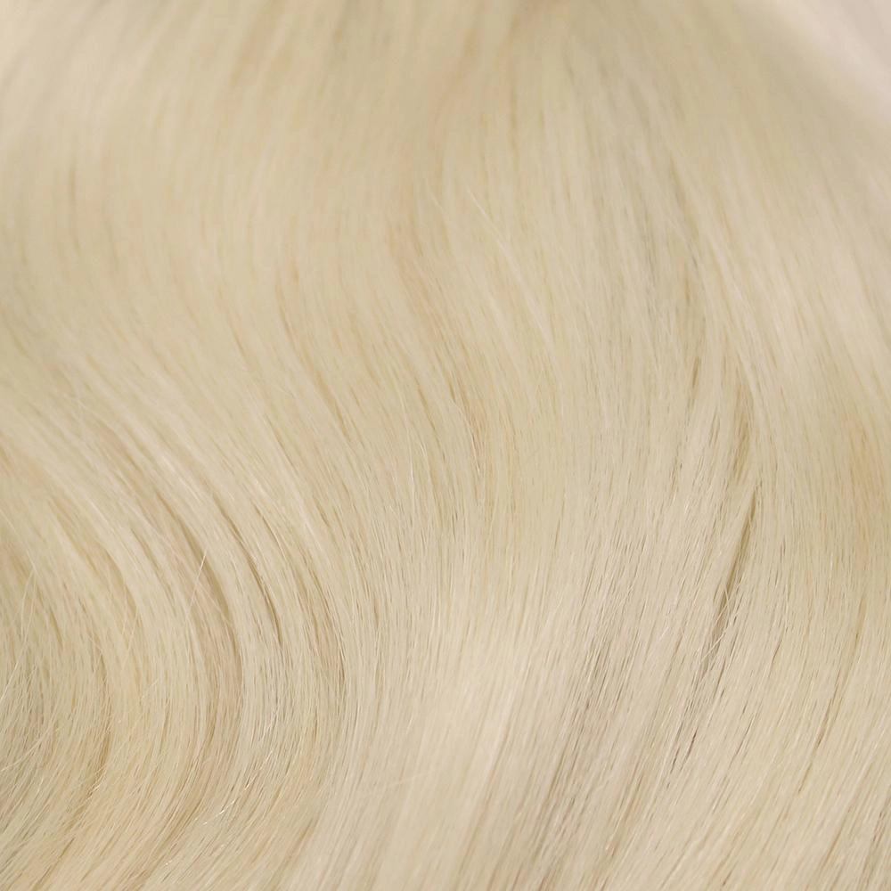301T F-Top Blend Hand Tied Human Hair Piece Topper 1"