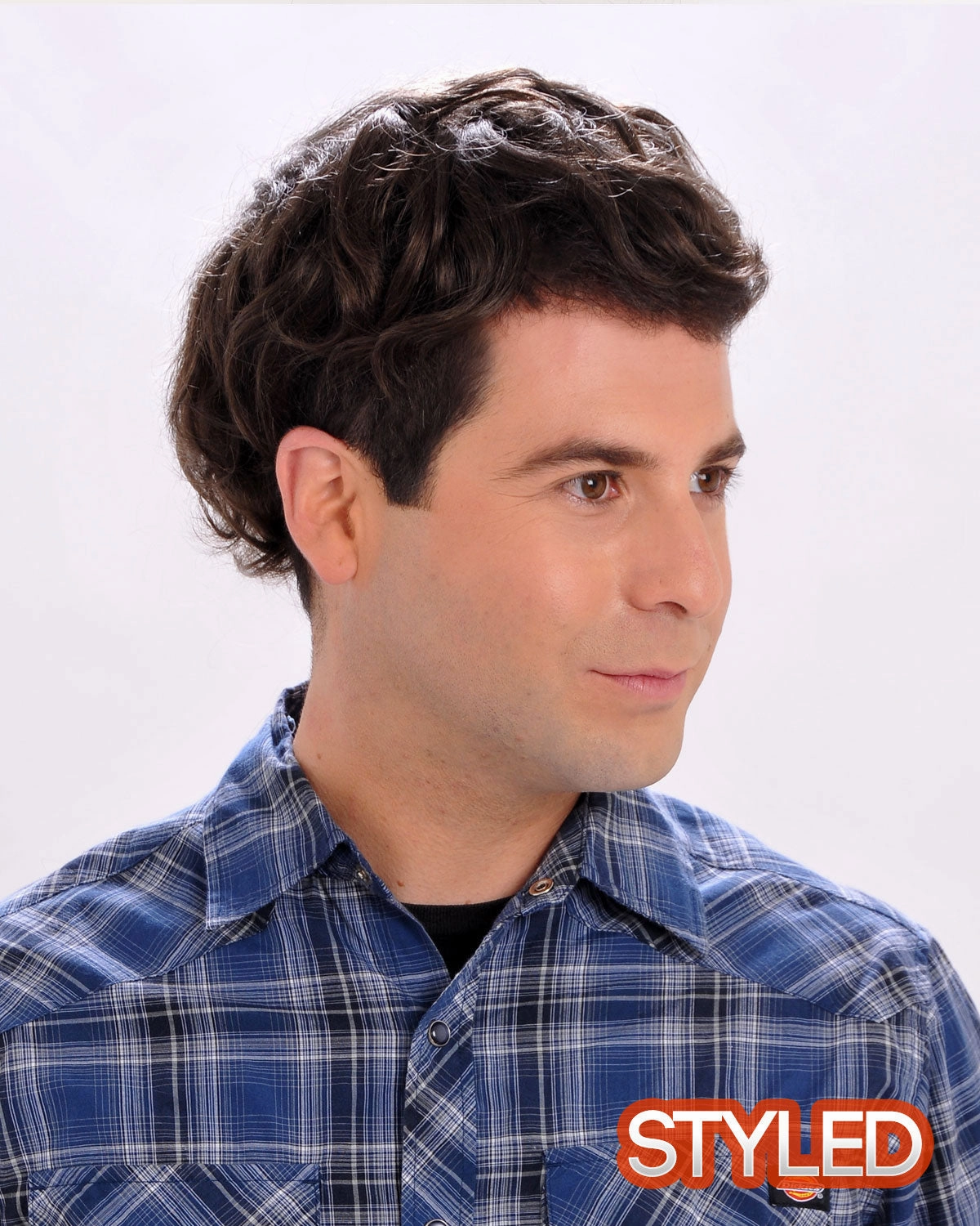 403 | Men's Human Hair Toupee by Wig Pro