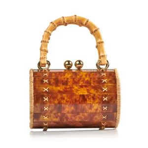 Alix Gold Bamboo Bag Turtle