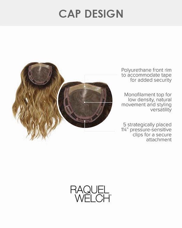 Alpha Wave 16 inch | Monofilament Synthetic Wiglet by Raquel Welch