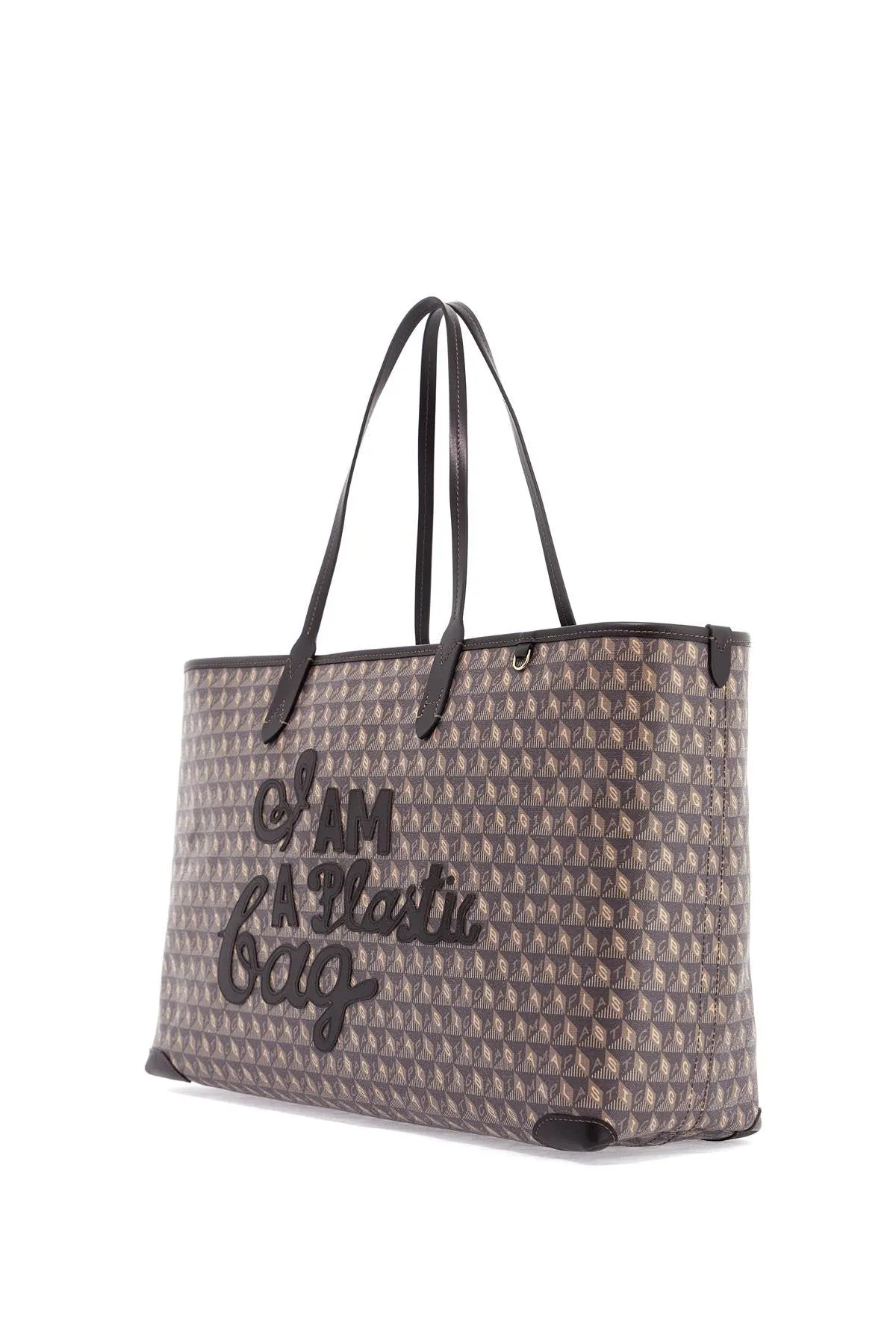 Anya Hindmarch Women's I Am A Plastic Bag Zipped Motif Tote Bag