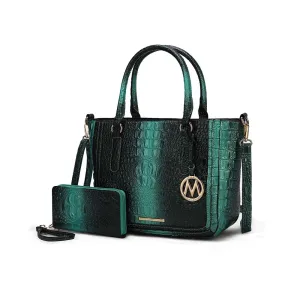 Aphelia Croc-Embossed Tote Wome's Handbag by Mia K