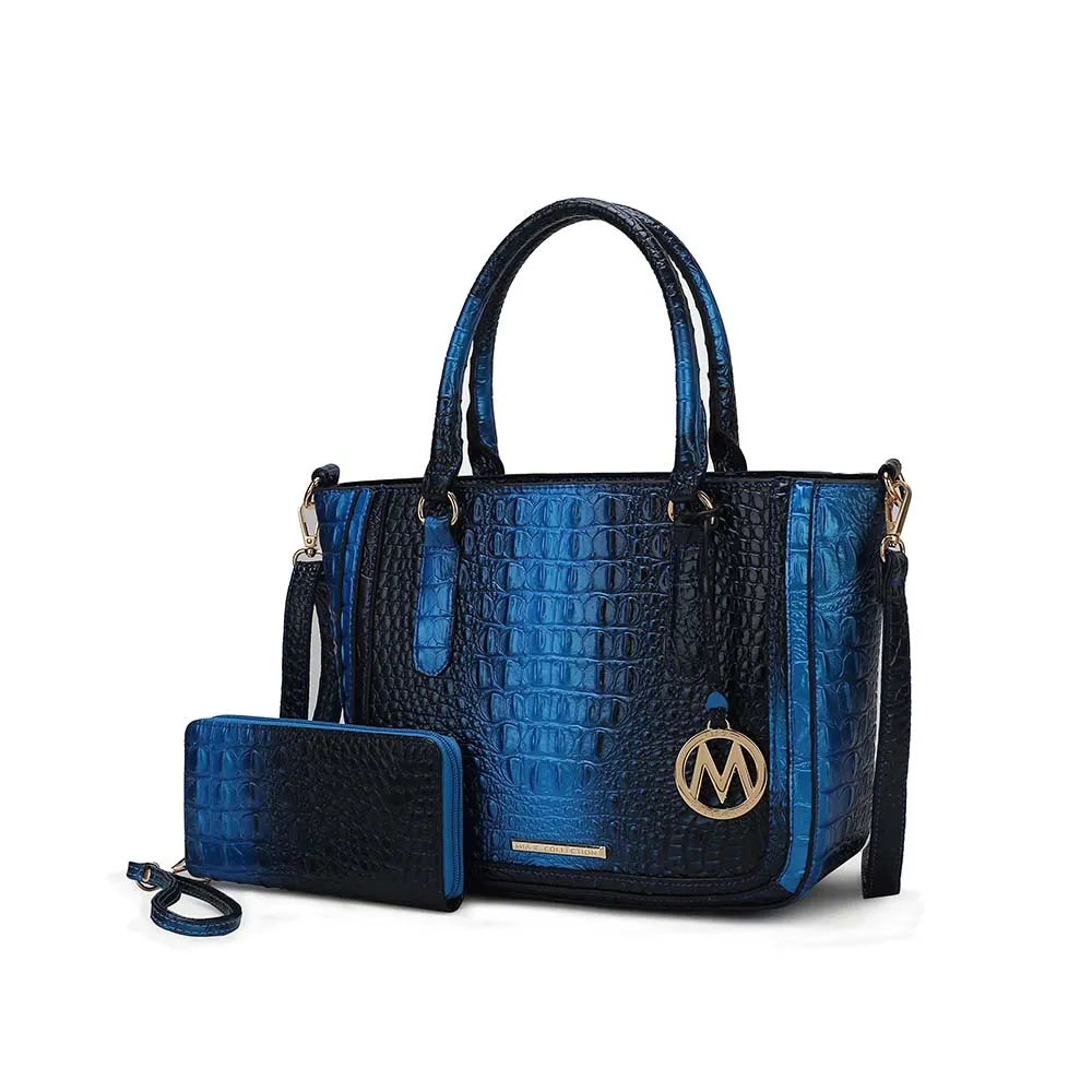 Aphelia Croc-Embossed Tote Wome's Handbag by Mia K