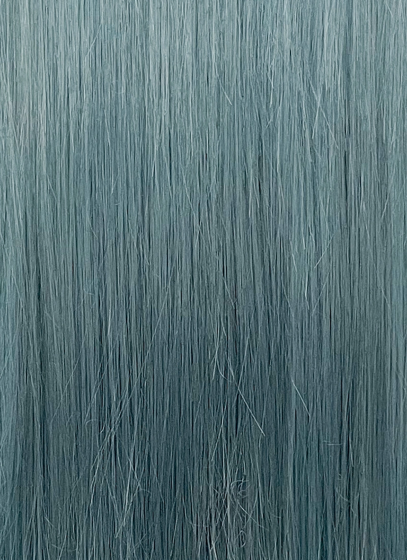 Ash Blue Straight Lace Front Kanekalon Synthetic Hair Wig LF3343