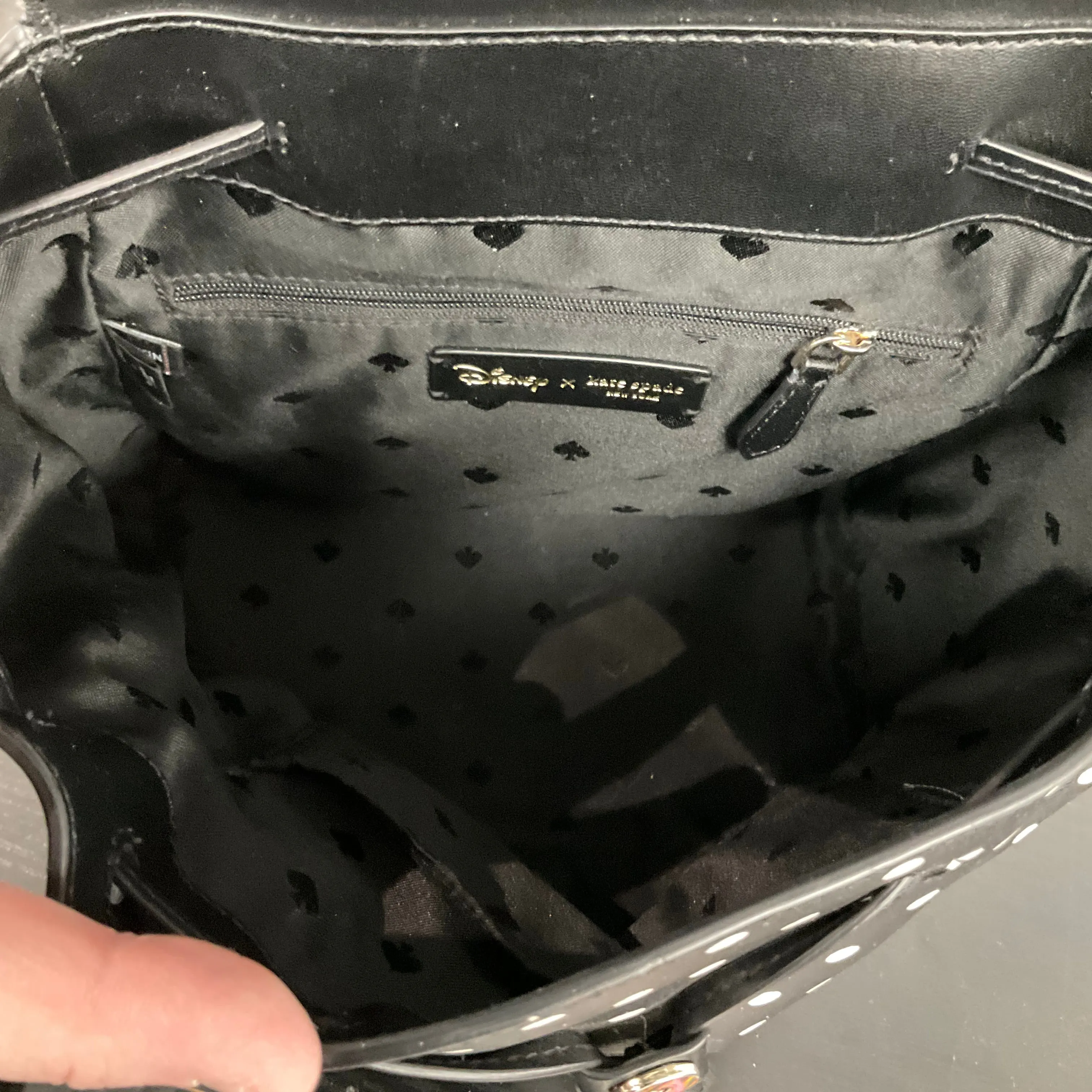 Backpack Designer By Kate Spade In Polkadot Pattern, Size:Medium