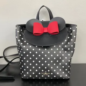 Backpack Designer By Kate Spade In Polkadot Pattern, Size:Medium