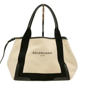 Balenciaga Cabas Canvas Tote Bag (Pre-Owned)