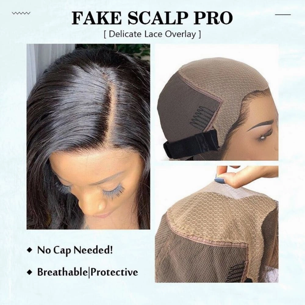 Barbara | Diamond Fake Scalp 13X4 Lace Front Wig | Curly