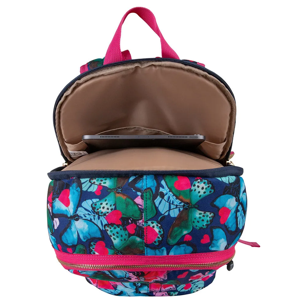 Beautiful Butterfly Backpack L Navy