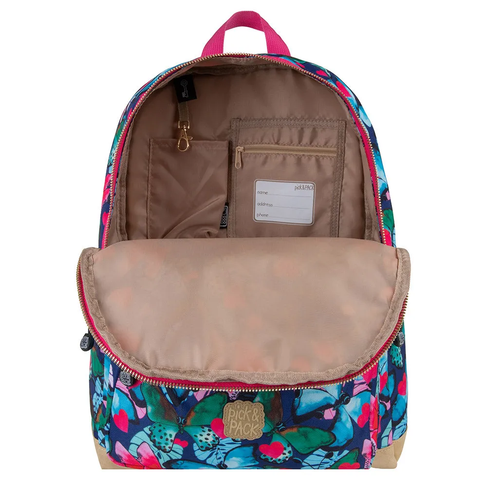 Beautiful Butterfly Backpack L Navy