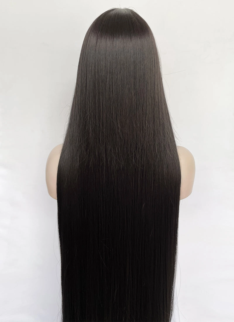 Black Straight Synthetic Hair Wig NS561