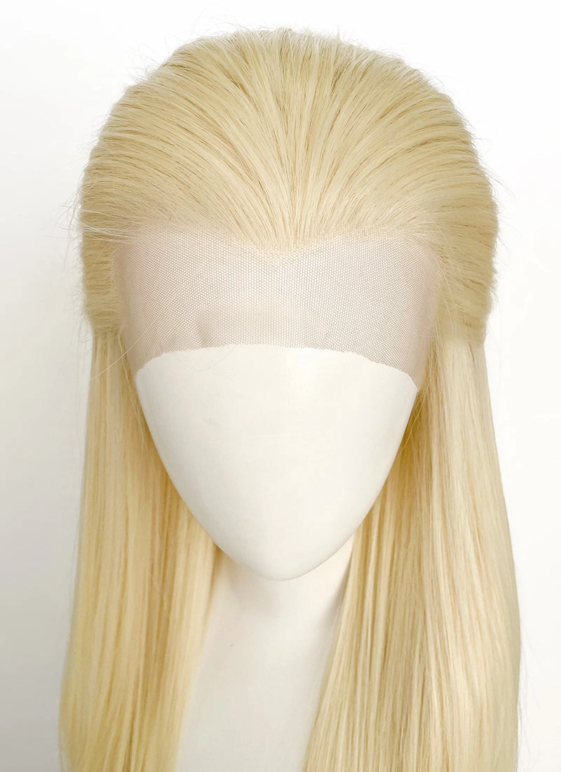 Blonde Straight Lace Front Synthetic Men's Wig LF3270A