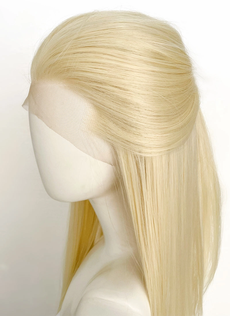 Blonde Straight Lace Front Synthetic Men's Wig LF3270A