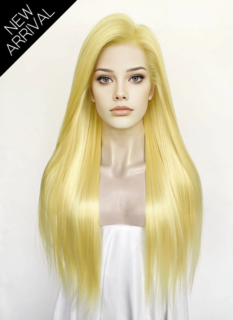 Blonde Straight Lace Front Synthetic Wig LW4058