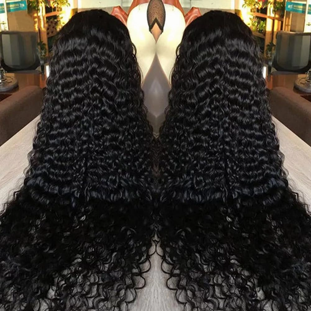 Boutique Skin Melt Lace   Delicate Hairline Frontal Wig Deep Wave