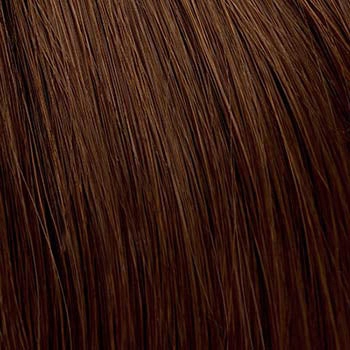 Brown pinup wig, lace front with finger waves: Nikita