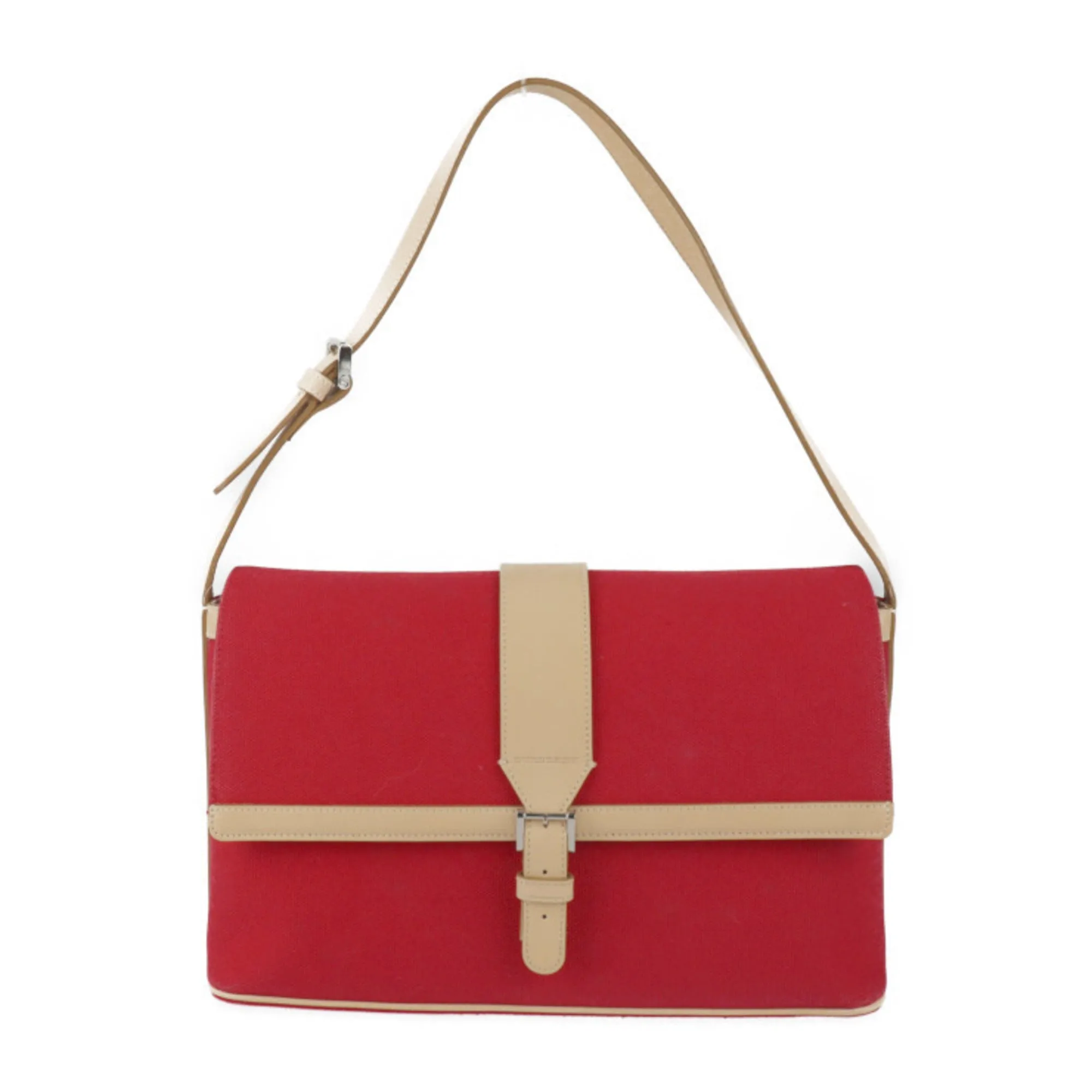 Burberry   Color Canvas Leather Handbag Shoulder Bag Tote Bag (Pre-Owned)