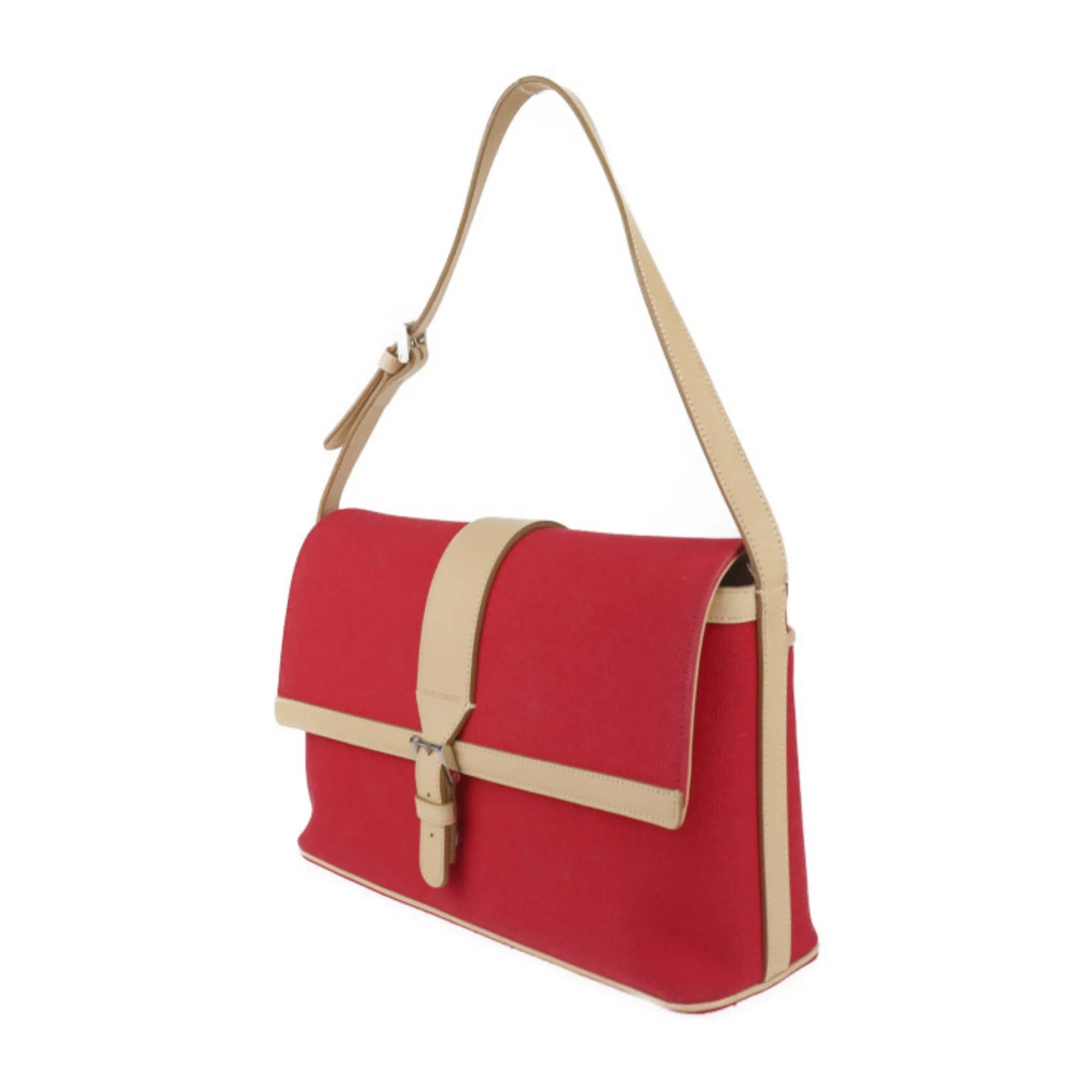 Burberry   Color Canvas Leather Handbag Shoulder Bag Tote Bag (Pre-Owned)