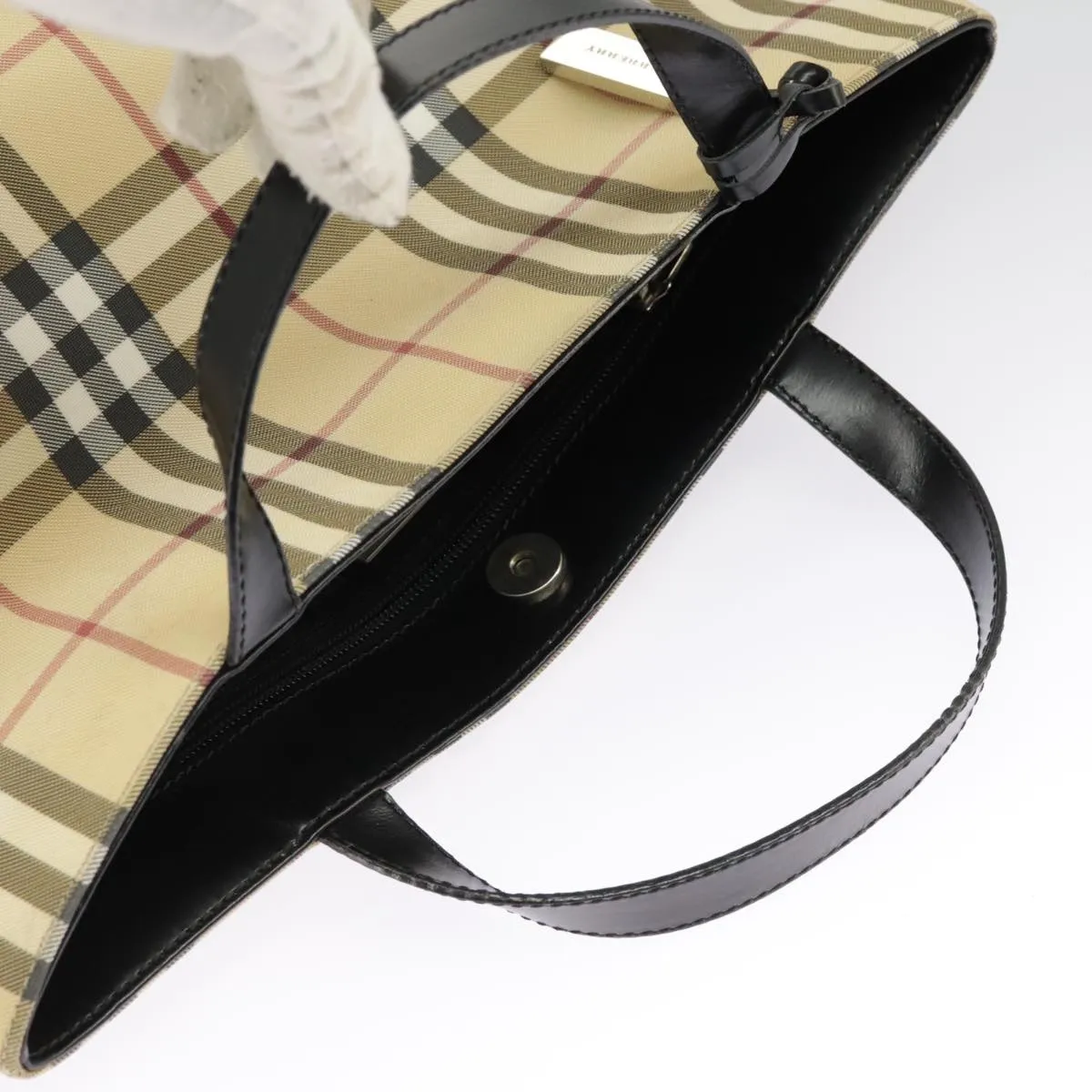 Burberry Nova Check  Canvas Tote Bag (Pre-Owned)