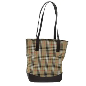 Burberry Nova Check  Canvas Tote Bag (Pre-Owned)