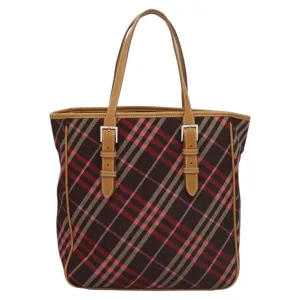 Burberry Nova Check Canvas Tote Bag (Pre-Owned)