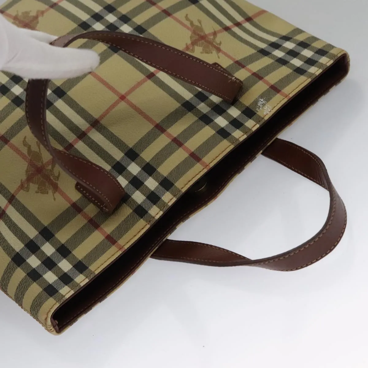 Burberry Nova Check  Canvas Tote Bag (Pre-Owned)