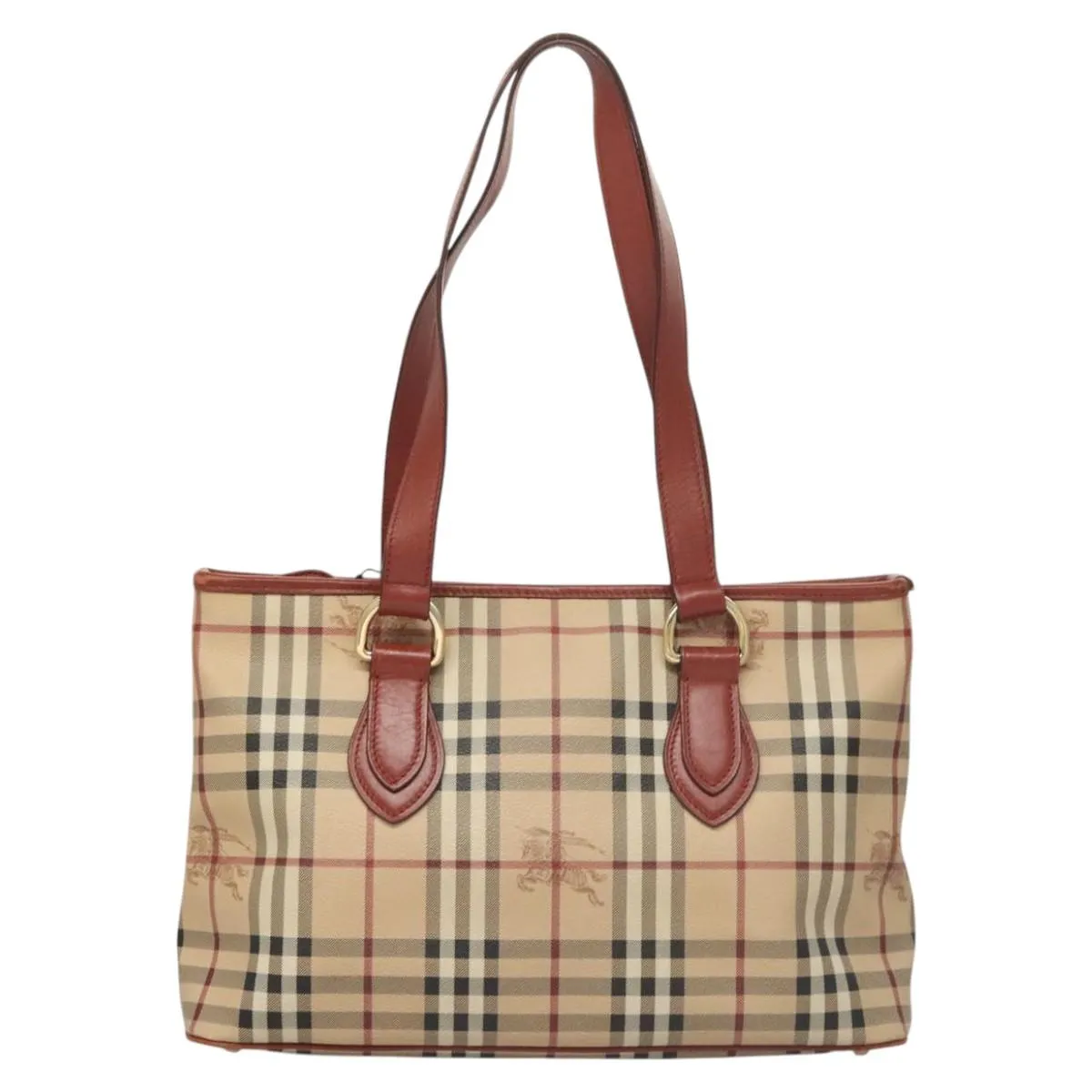 Burberry Nova Check Canvas Tote Bag (Pre-Owned)
