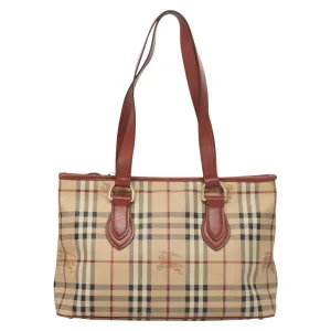 Burberry Nova Check Canvas Tote Bag (Pre-Owned)
