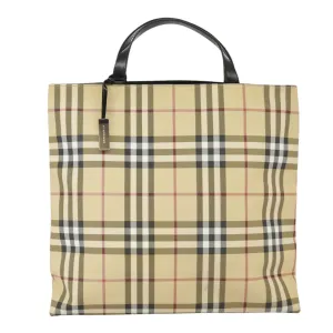 Burberry Nova Check  Canvas Tote Bag (Pre-Owned)