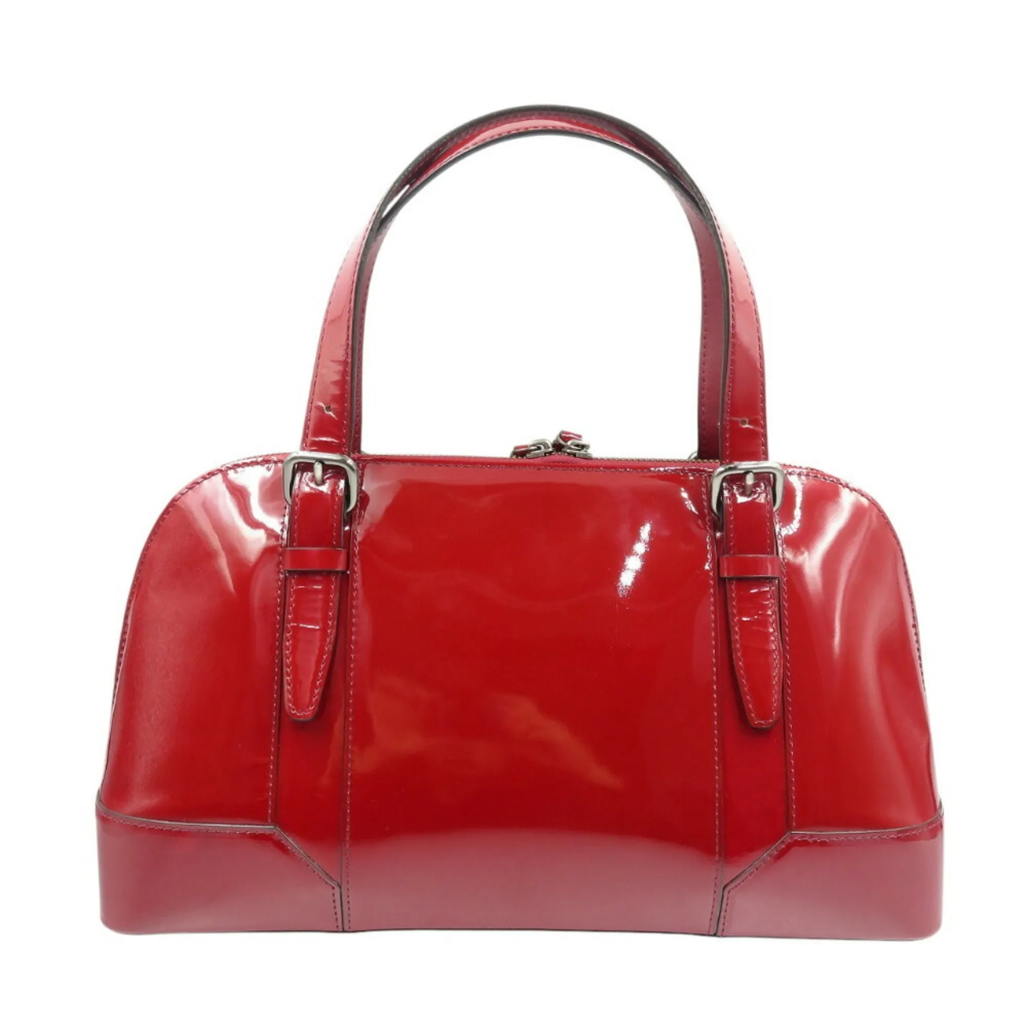 Burberry  Patent Leather Tote Bag (Pre-Owned)