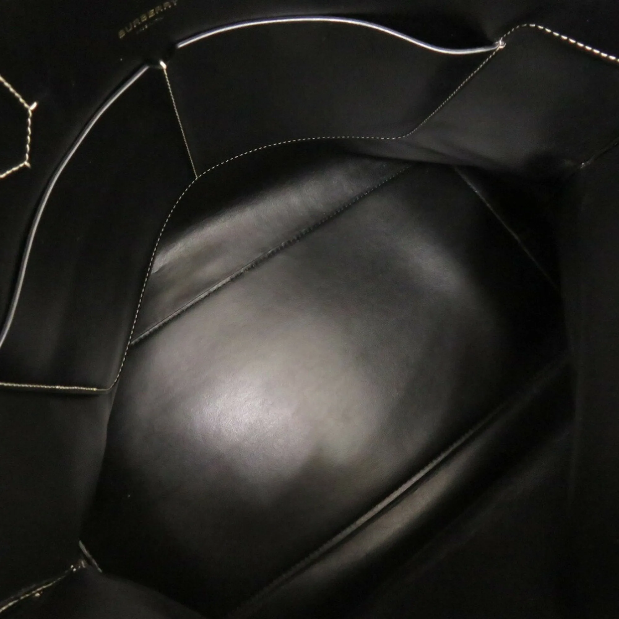 Burberry Pvc Leather Tote Bag (Pre-Owned)