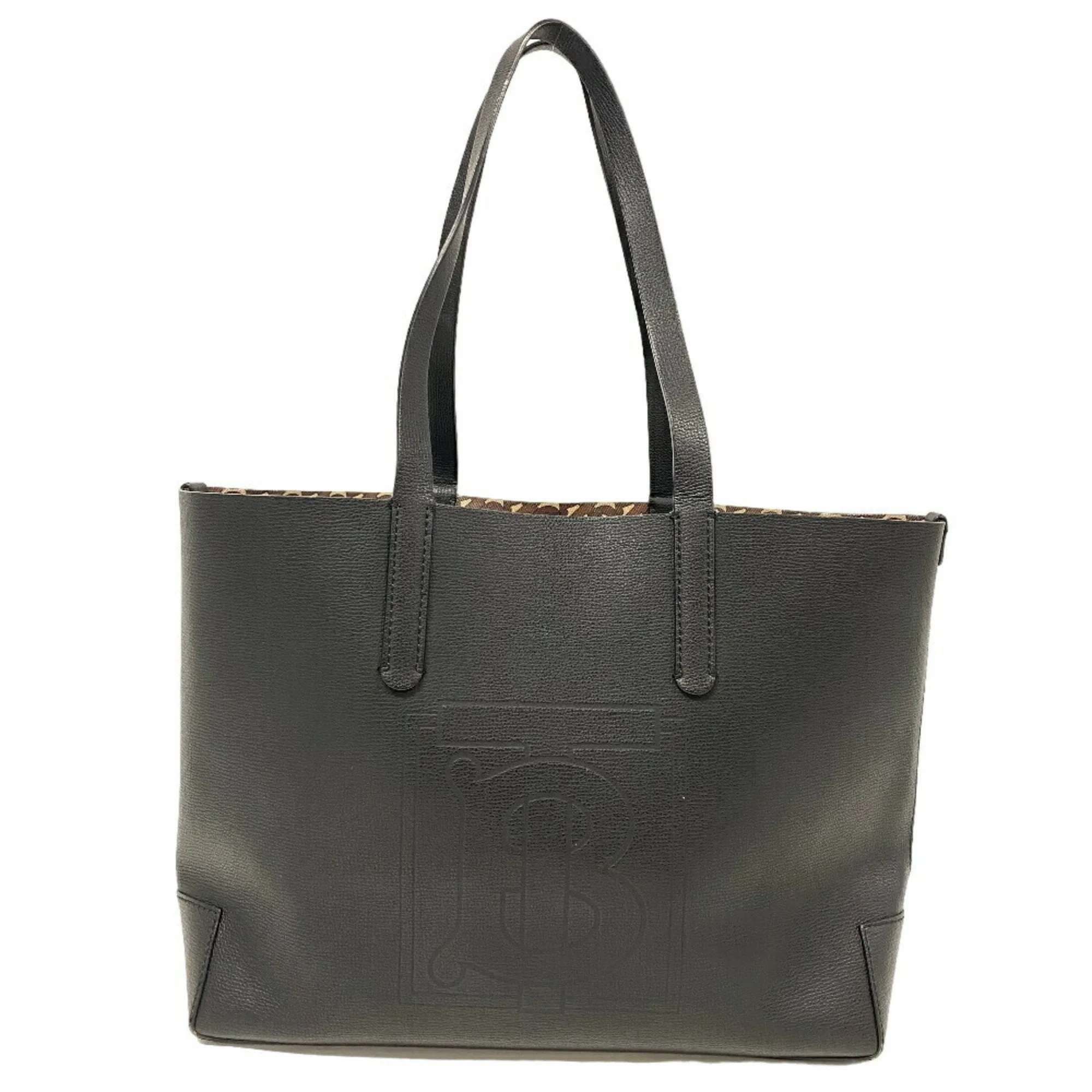 Burberry  Pvc Leather Tote Bag (Pre-Owned)