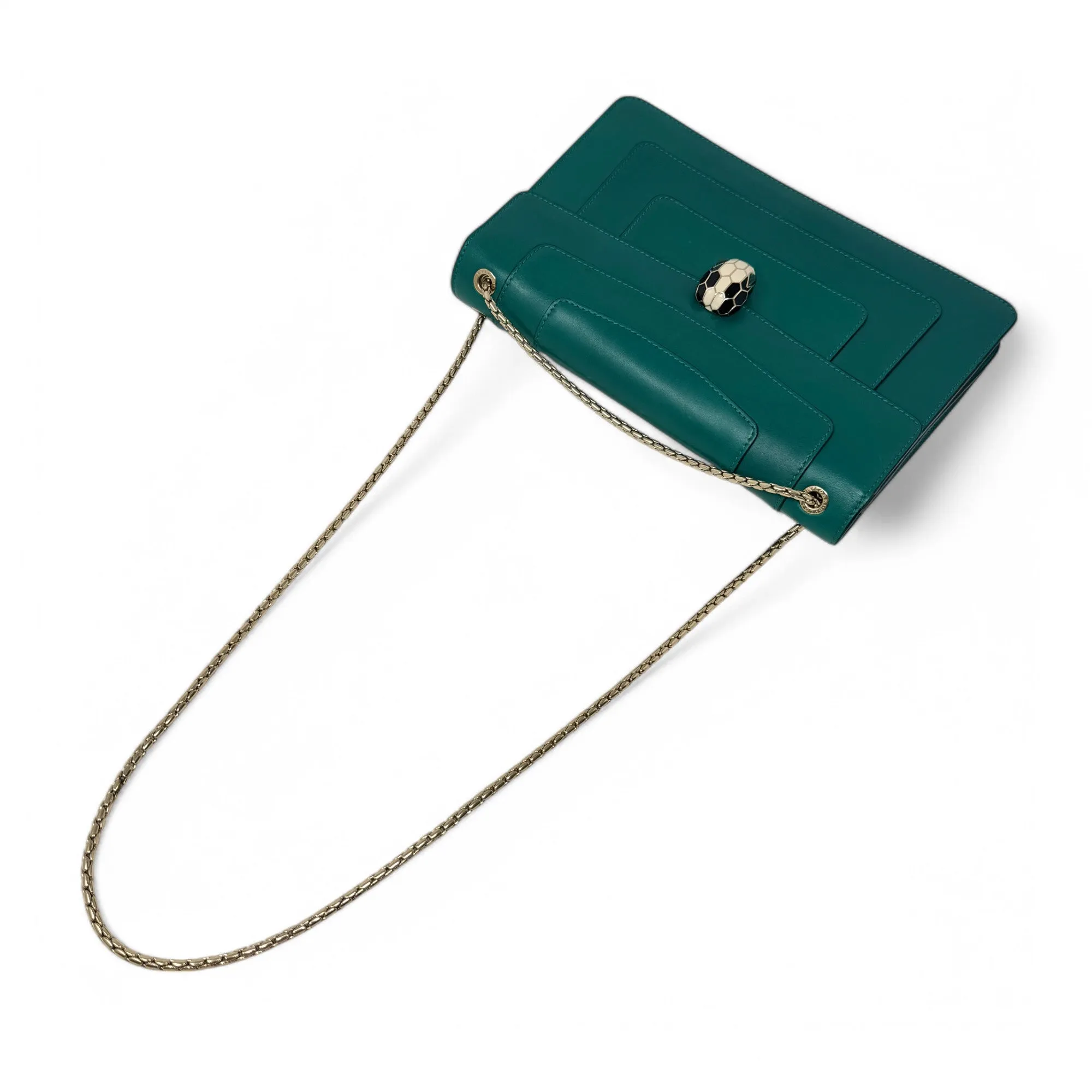 Bvlgari Green Medium Serpenti Bag