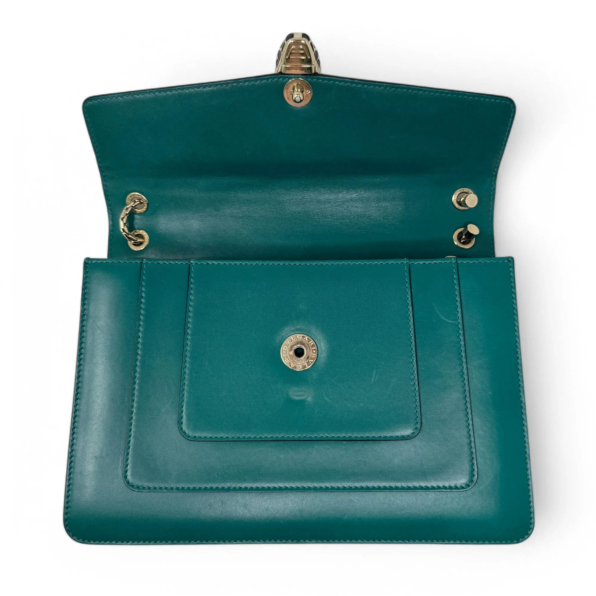 Bvlgari Green Medium Serpenti Bag