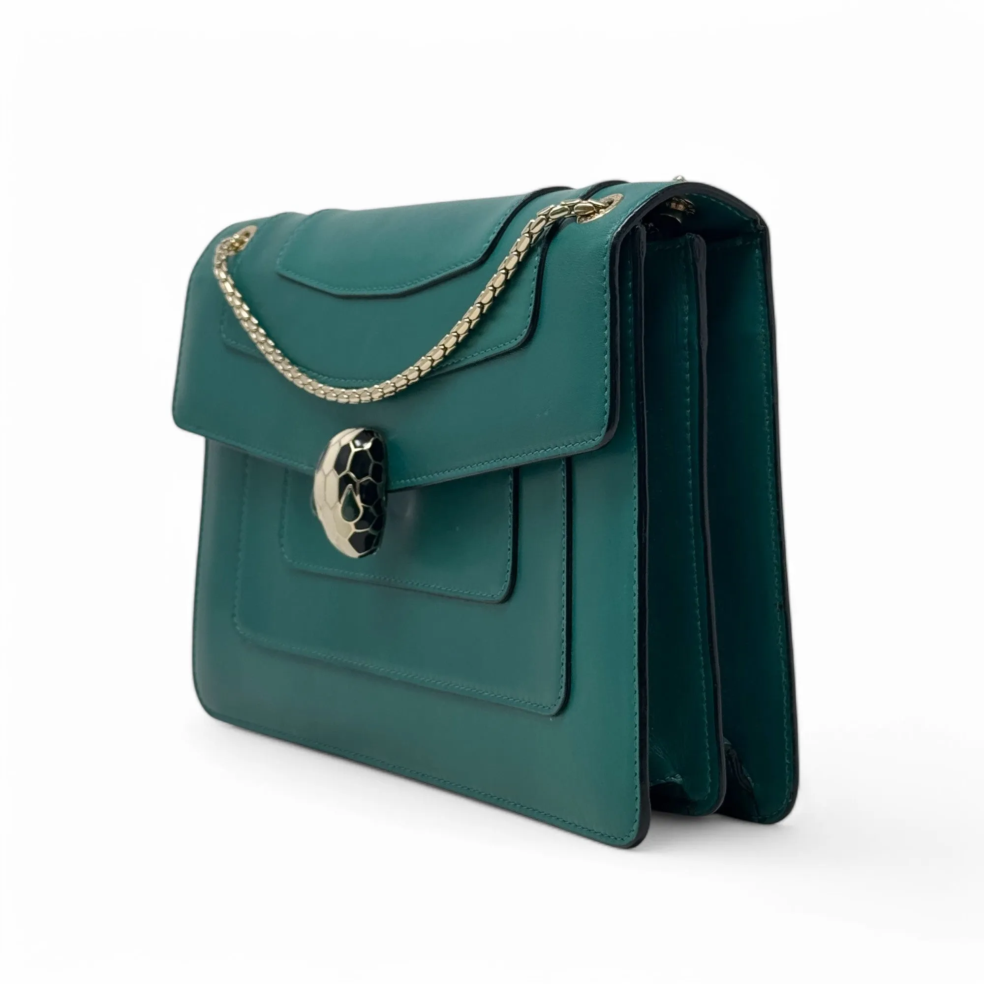 Bvlgari Green Medium Serpenti Bag