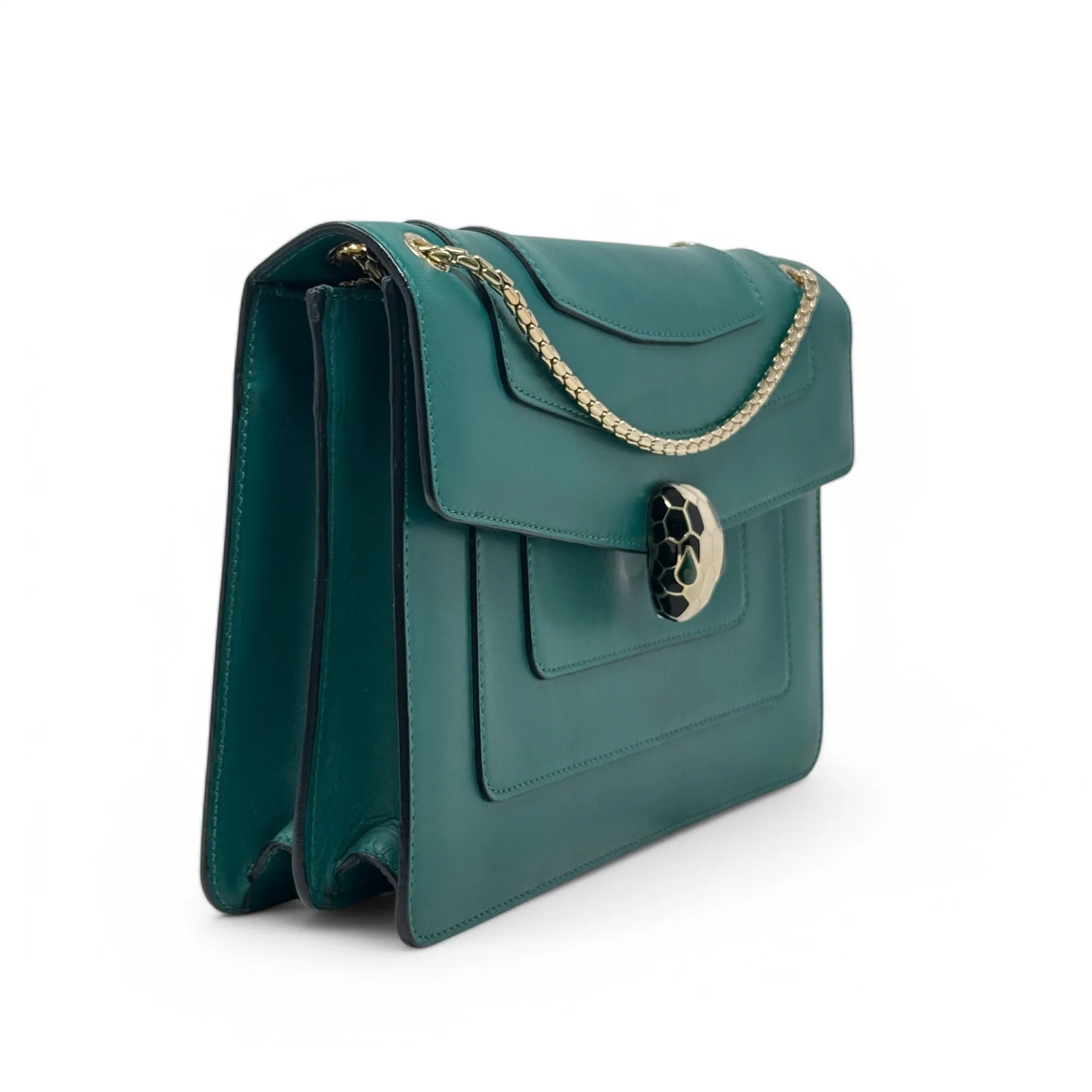 Bvlgari Green Medium Serpenti Bag