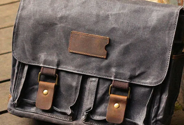 Canvas Messenger Bag Cool Chest Bag Sling Bag Crossbody Bag Travel Bag Hiking Bag for men