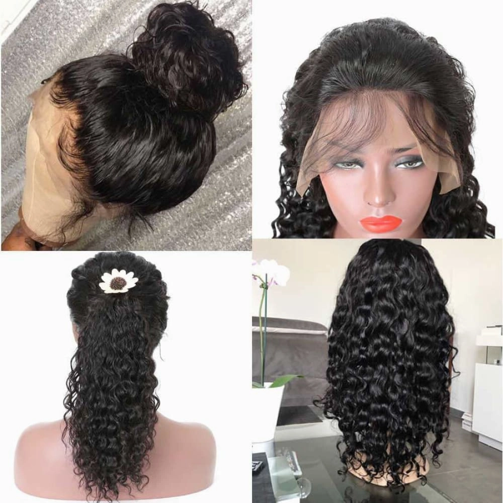 Cardi | Preplucked Water Wave  360 Lace Front Human Hair Wig
