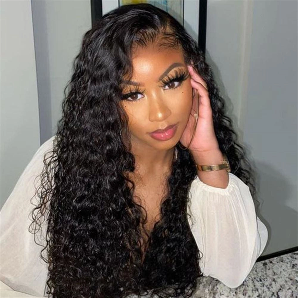 Cardi | Preplucked Water Wave  360 Lace Front Human Hair Wig