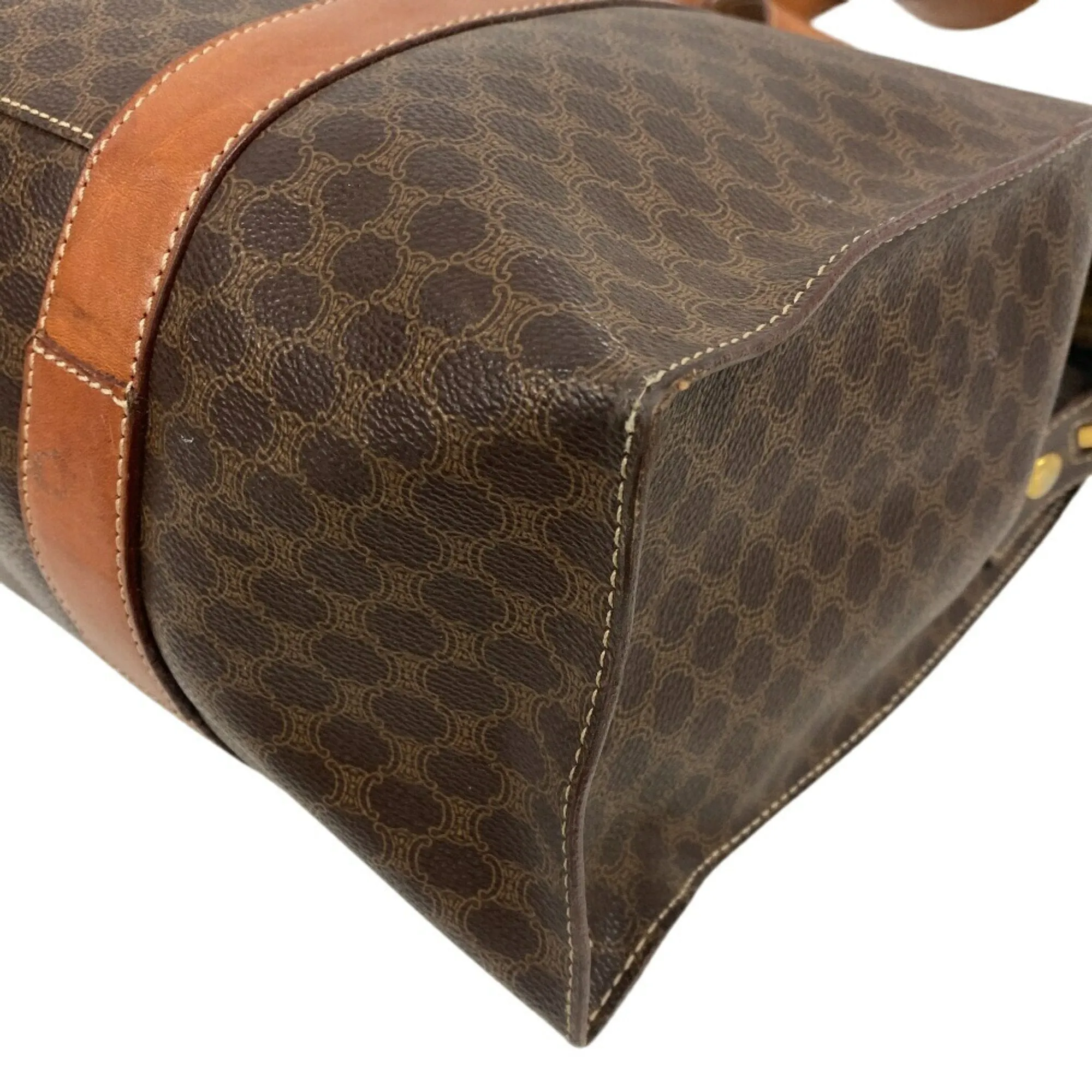 Celine Macadam Leather Tote Bag (Pre-Owned)