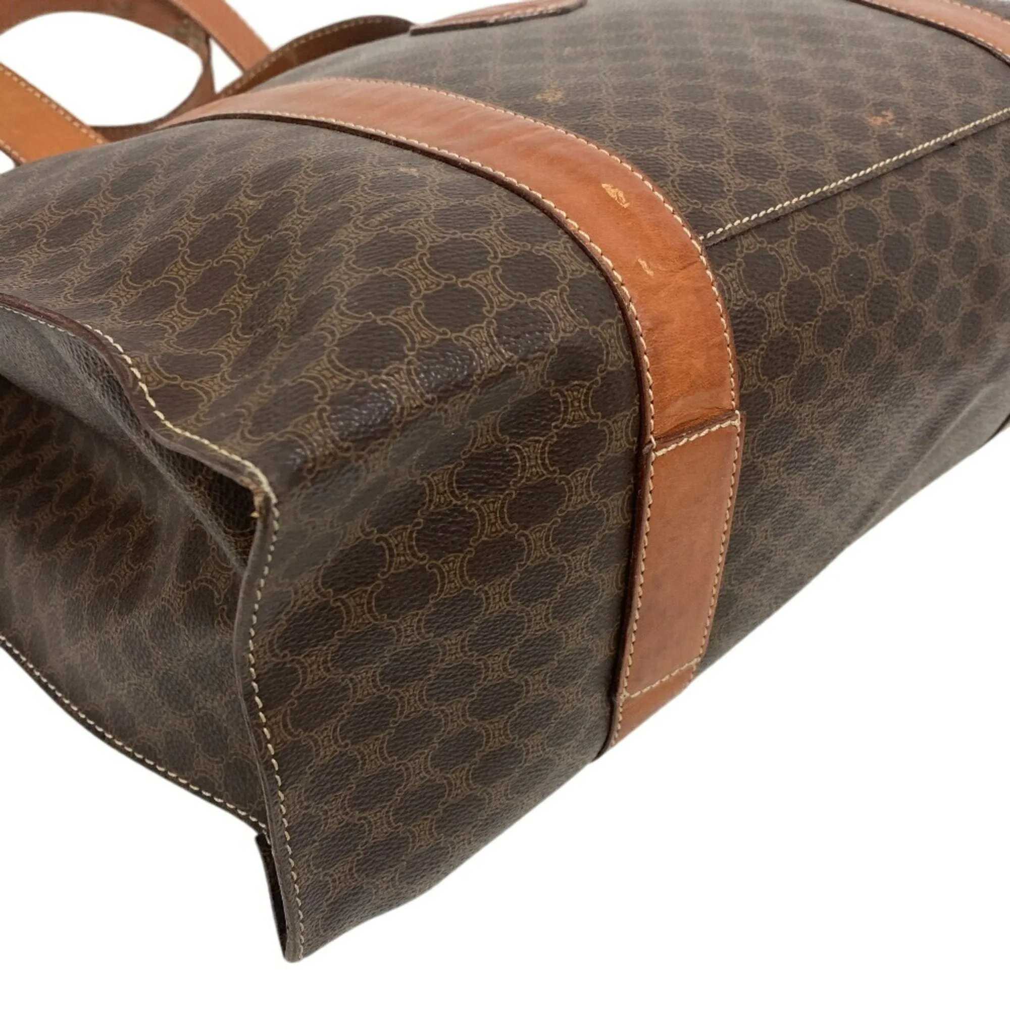 Celine Macadam Leather Tote Bag (Pre-Owned)