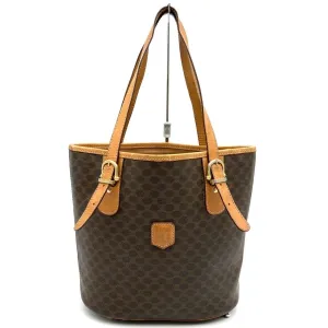 Celine Macadam Pvc Leather Handbag Tote Bag (Pre-Owned)