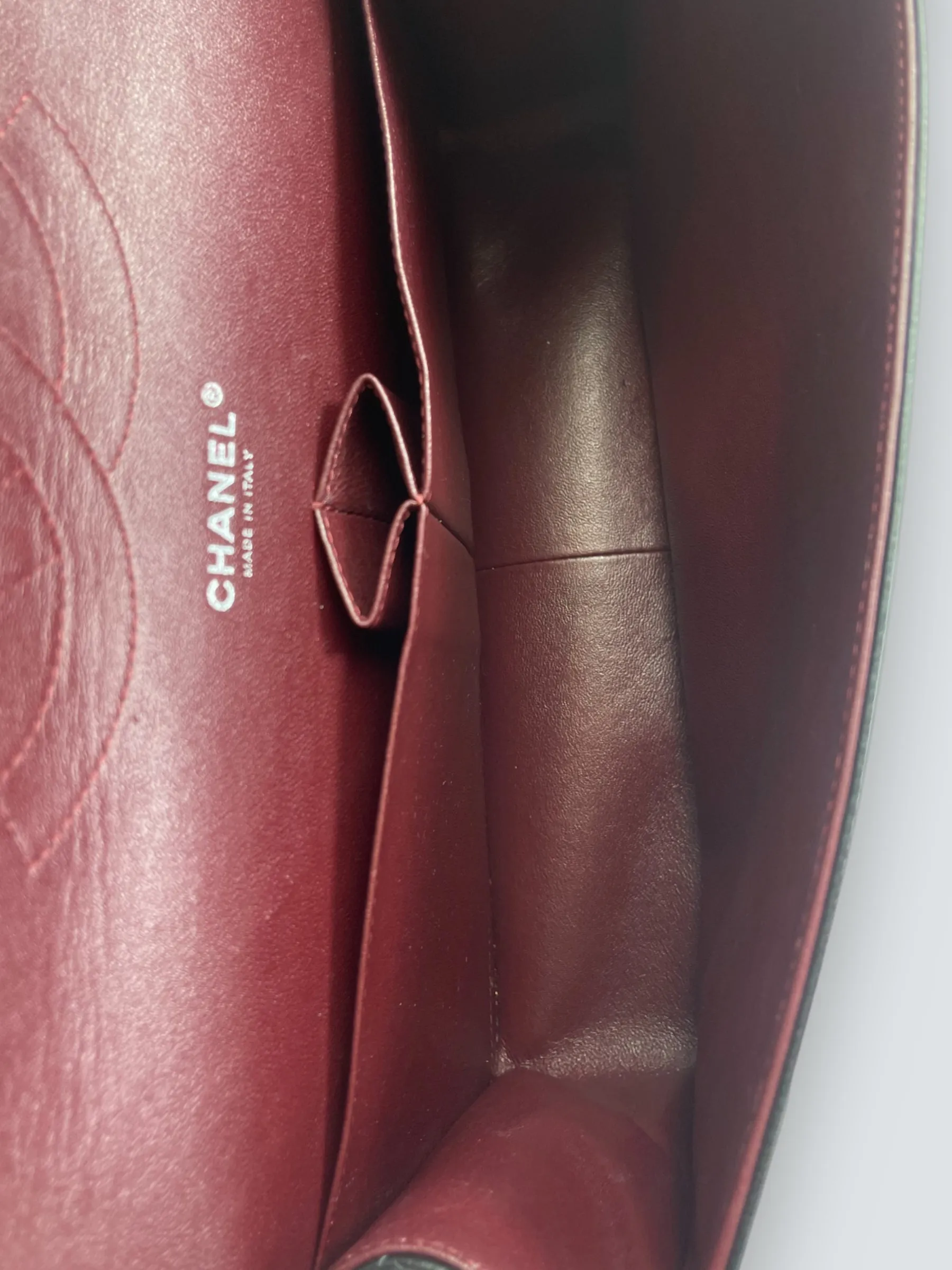 Chanel Black Caviar Leather Jumbo Double Flap